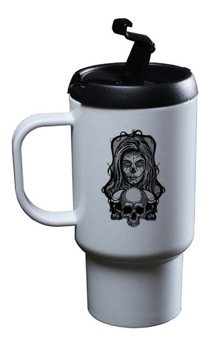 Jarro Termico Café Calavera Mexicana Modelo At56