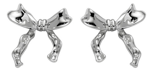 A Pendientes Con Forma De Lazo, Estilo Llamativo, Sencillos