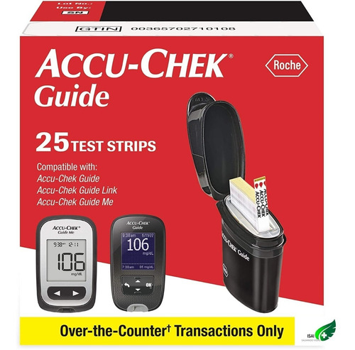 Tiras Reactivas Accu-chek Guide X 25uds.