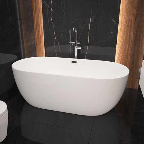 Imagen 6 de 10 de Tina De Baño Minimalista Sin Hidromasaje Kand 1 Persona