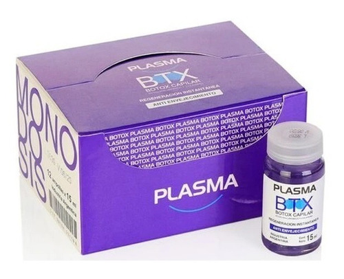 12 Ampollas Plasma15ml Nutrición, Restauración, Regeneración