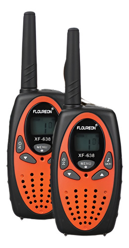 Floureon Doble Walkie Talkies 2 Forma Radios 22 Canal 3km In