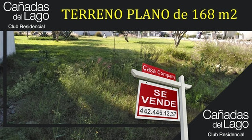 En Venta Terreno Plano En Cañadas Del Lago - 168 M2 - 10 X 2