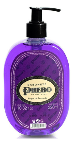 Sabonete Líquido Lavanda Phebo 320ml