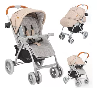 Coche Cuna Para Bebe Ebaby Con Mango Reversible