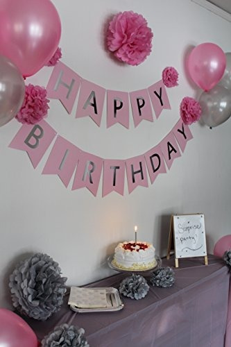 Decoraciones De Cumpleaños Para Mujeres Y Niñas, Decoraci | Cuotas sin
