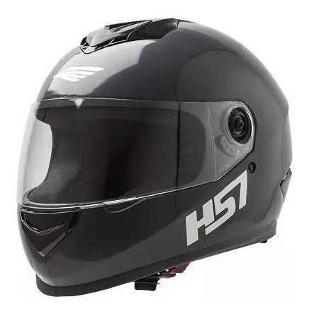 Casco Moto Integral Halcon H57 Gris Talles L - En Xero 