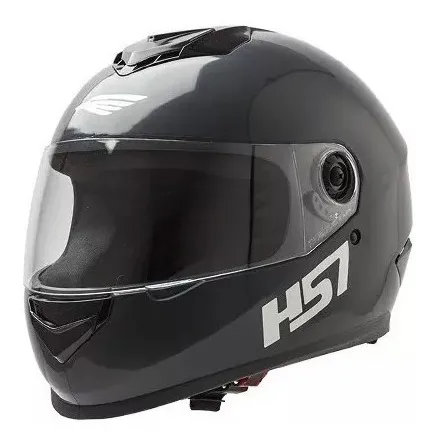 Casco Moto Integral Halcon H57 Gris Talles L En Xero