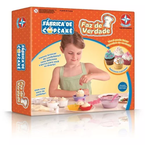 Kit Brinquedos Fábrica Faz de Verdade Bolos + Jogo Puxa Batatinha - Estrela  - PRODUTO ORIGINAL