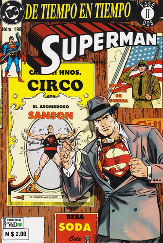 Comic Superman # 198 De Tiempo En Tiempo Fase 2 Cómic Chico