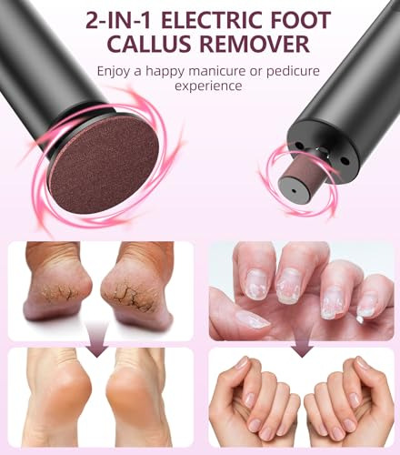 Removedor De Callos Eléctrico Para Pies Lima De Uñas Eléctri