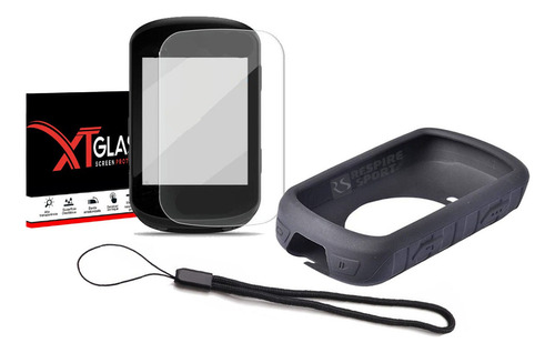 Kit Capa Case Para Edge 530 + Pelicula De Vidro E Corda
