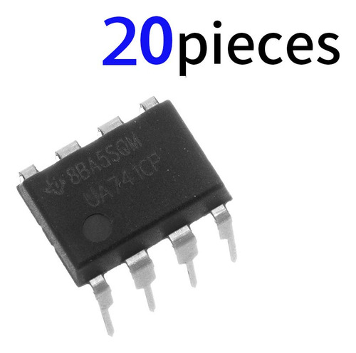 20pcs Ua741cn Amplificador Operacion Uso General Unico 8