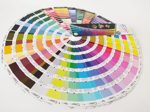 Pantonera Paleta De Colores Cmyk Rgb Hex Circulo Cromatico 