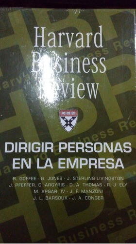 Libro Dirigir Personas En La Empresa