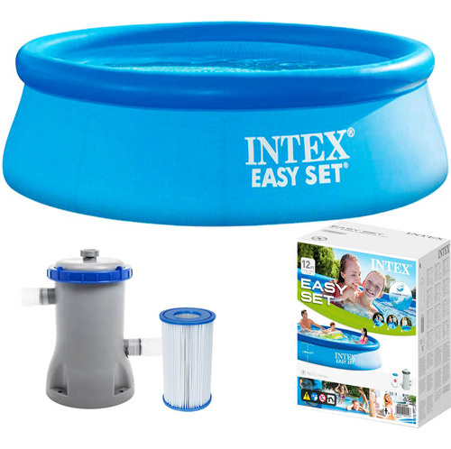 Piscina Intex Gomón Infable 5621 L 366x76cm C/ Bomba El Rey