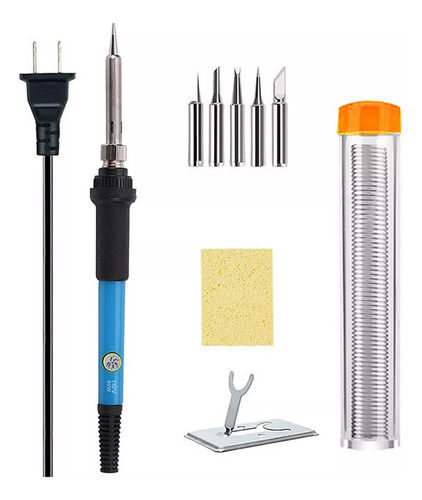 Kit Soldador Temperatura Ajustable Alambre Para Soldar Unit