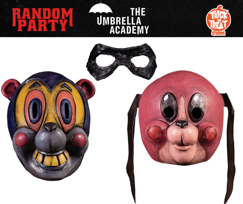 Kit Mascaras Umbrella Academy Hazel Cha Cha Diego Original