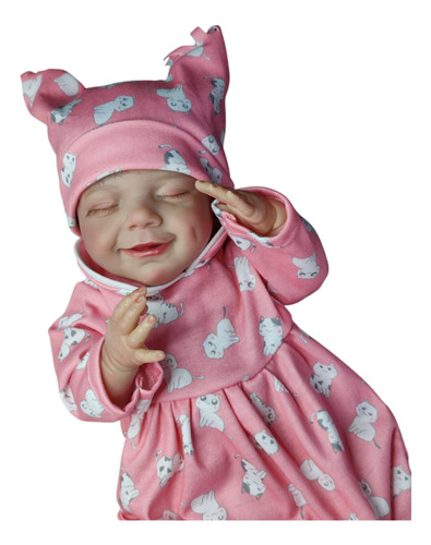 Bebé Reborn Original Vinilo Completo Lavable Cinthia Doll