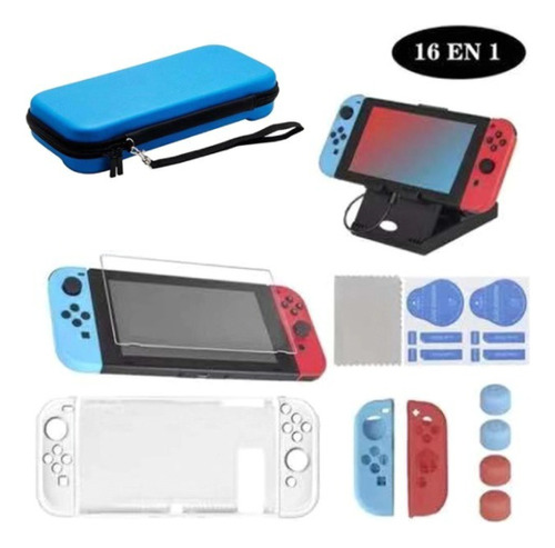 Kit De Protección Para Nintendo Switch 16pcs Para Niños