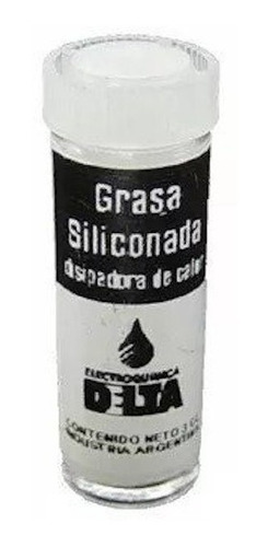 Delta Grasa Siliconada Disipadora Termica Jeringa 3cc Cooler