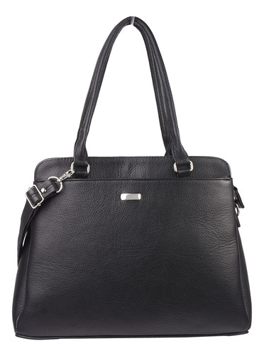 Bolsa 100% Piel Negro Mujer Modelo Sofia