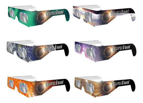  Gafas Lentes Certificados Iso Eclipse Solar, 5 Unida