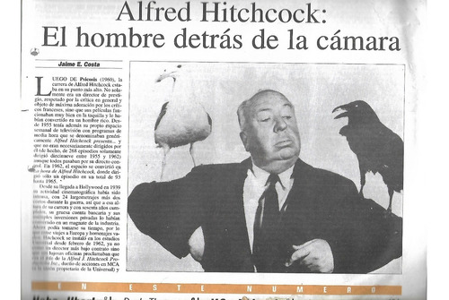 Cine: Alfred Hitchcock, El Hombre Detras De La Camara- Costa