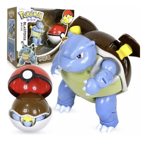 Set Pokemon Blastoise + Pokebola