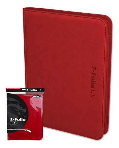 Carpeta: Folio Con Cremallera, Paquete De 9: Lx Rd