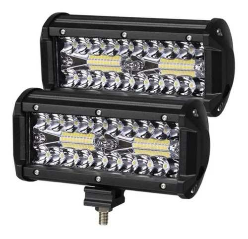 Par Barra Faro Auxiliar Led 120w 40 Leds Cree Spot/flood 