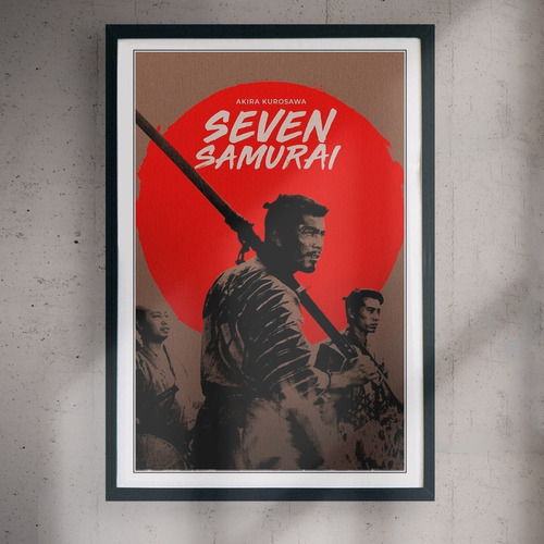 Cuadro 60x40 Peliculas Clasicas - Seven Samurai Alt