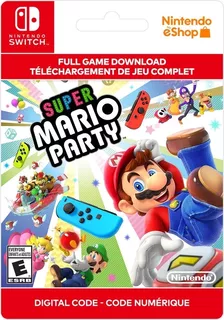 Super Mario Party Nintendo Switch Código 16 Dígitos Eshop