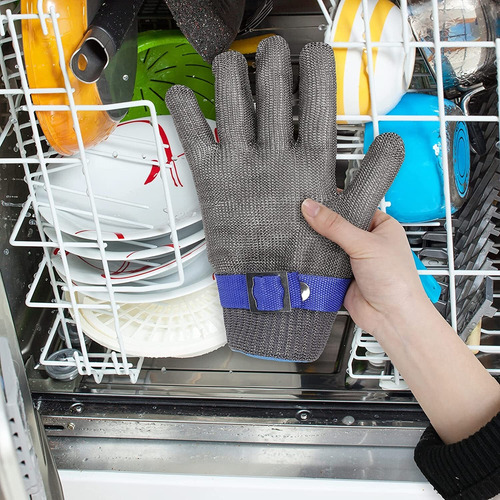 Guantes Resistentes A Los Cortes De Nivel 9, Malla De Acero
