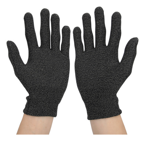 Guantes De Fibra Conductiva, 1 Par, Antiestáticos, Para Elim