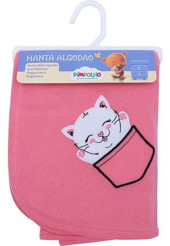 Manta Para Bebê Em Malha Algodão Pimpolho