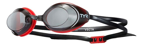 Óculos Natação Tyr Vectra Racing Cor Vermelho/Fumê