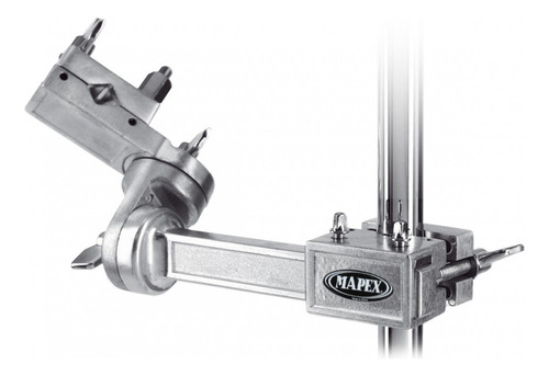 Clamp Largo P/ Batería Mapex Mc903 De 2 Bocas C/ Giro