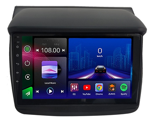 Stereo Multimedia Android 13 Mitsubishi L200 4gb 64gb Cam