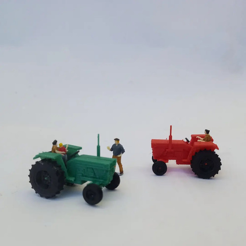 Tractor Escala Ho 1/87. Trenes Maquetas. Imp 3d