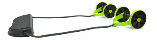 Ejercitador Abdominal Crunch + Rueda C/ Bandas Elásticas Gmp
