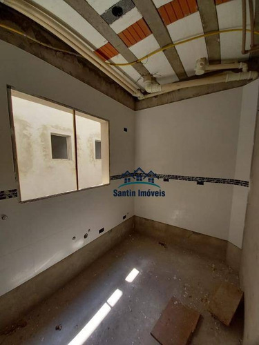 Cobertura Com 2 Dormitórios À Venda, 86 M² Por R$ 370.000,00 - Vila Pires - Santo André/sp - Co0589