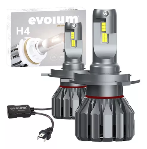 KIT LED H4 4 CARAS 9500LM ALTA Y BAJA 6000K