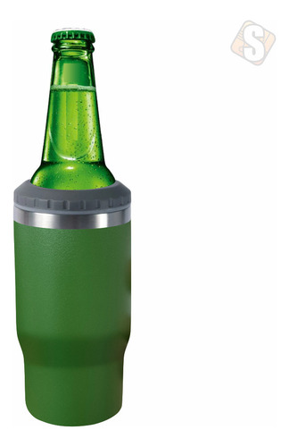 Copo Termico Cerveja Longneck Latinha Barrigudinha Cor Verde