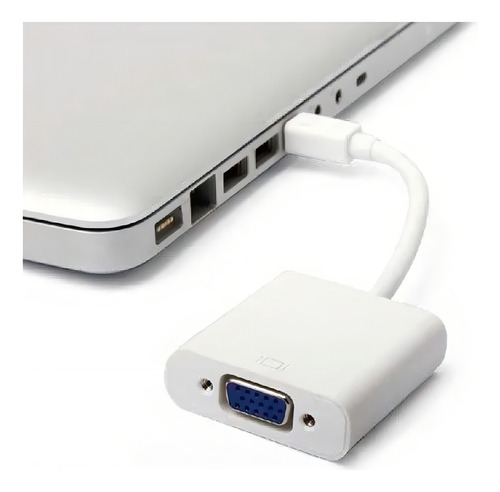 Cabo Adaptador Mini Displayport Para Vga Macbook Pro Air Thunderbolt Mac Apple 2 Tela Lumi