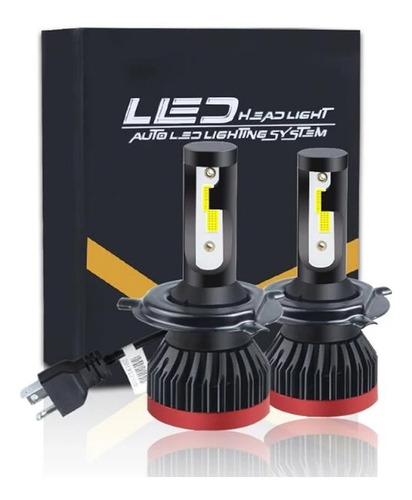 Kit Luces Led 10.000 Lm Minitamaño H1 H4 H7 H8 H11 9005 9006