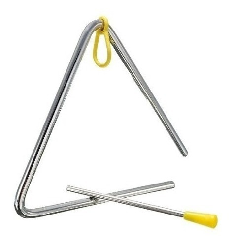 Triangulo Percusion Parquer Metal 7 Pulgadas 18 Cm Baqueta