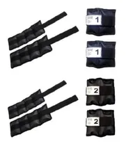 Comprar Tornozeleiras 1 Kg + 2 Kg Pares Kit Caneleiras De Peso