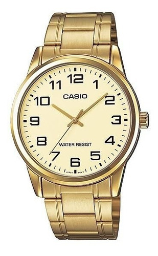 Reloj Casio Modelo Mtp-v001 Dorado