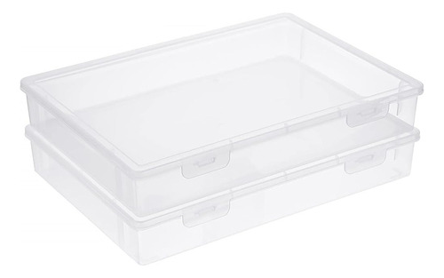 Btsky Caja De Almacenamiento De Plástico Transparente Con Ta